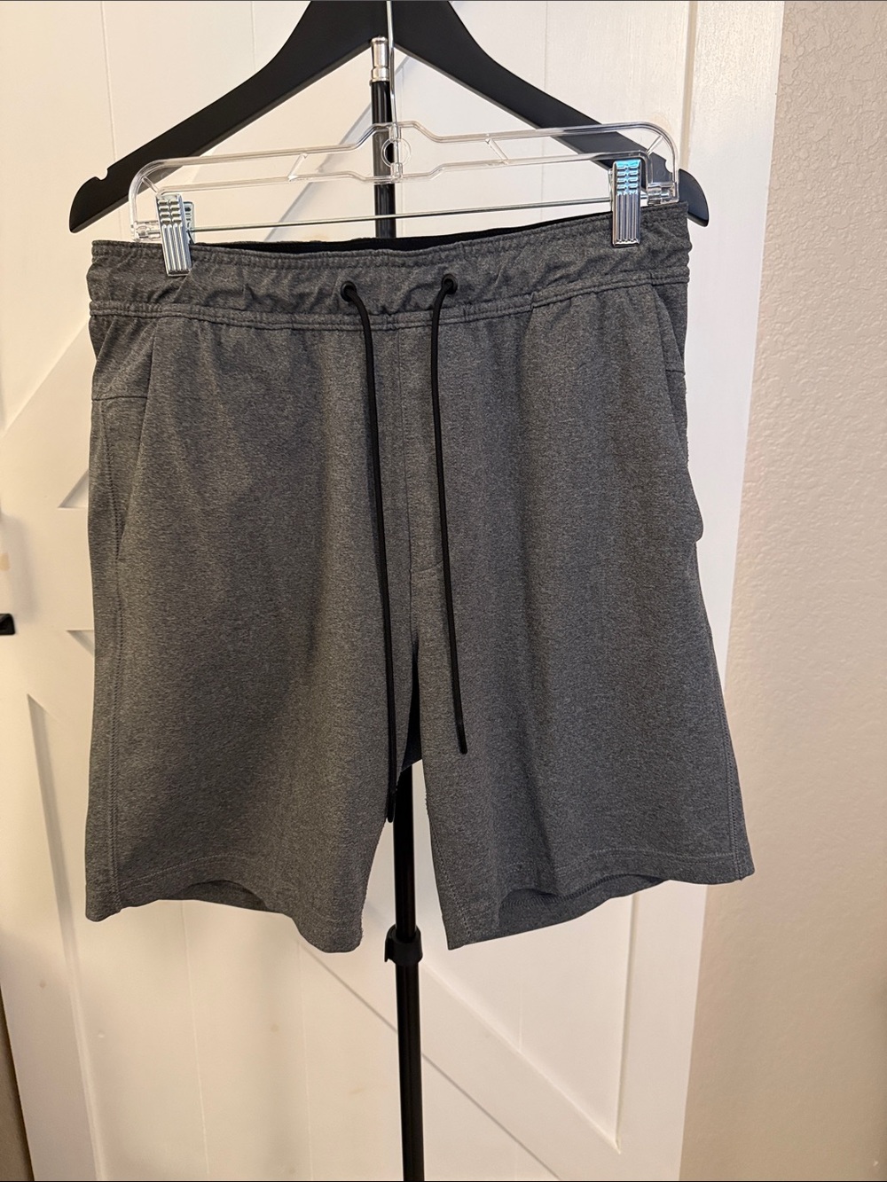 American Eagle Outfitters Charcoal Drawstring Athletic Shorts